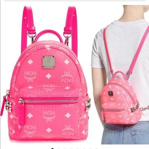 MCM Neon Mini Backpack